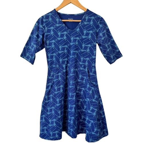 Svaha blue satellite twirl - blue,
