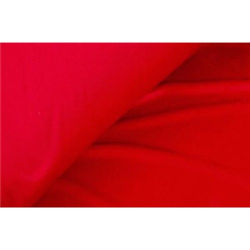 Steam velour red fabric - red, by